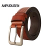 Men's wide waistband business belt wholesale new alloy belt ANPUDUSEN factory direct sales strip belt details Picture